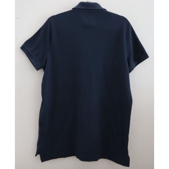 Abercrombie & Fitch 121-224-0485-023 Men's Sz 2XL Navy Blue Muscle Polo Shirt - Picture 2 of 10